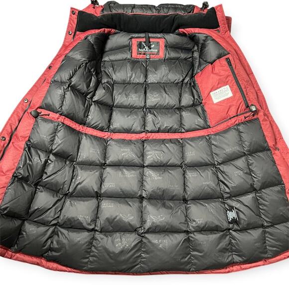 NEW Triple F.A.T. Goose Down Fur Hood Jacket SIZE XS Winter Maroon Coat NWT $550 - Picture 9 of 16